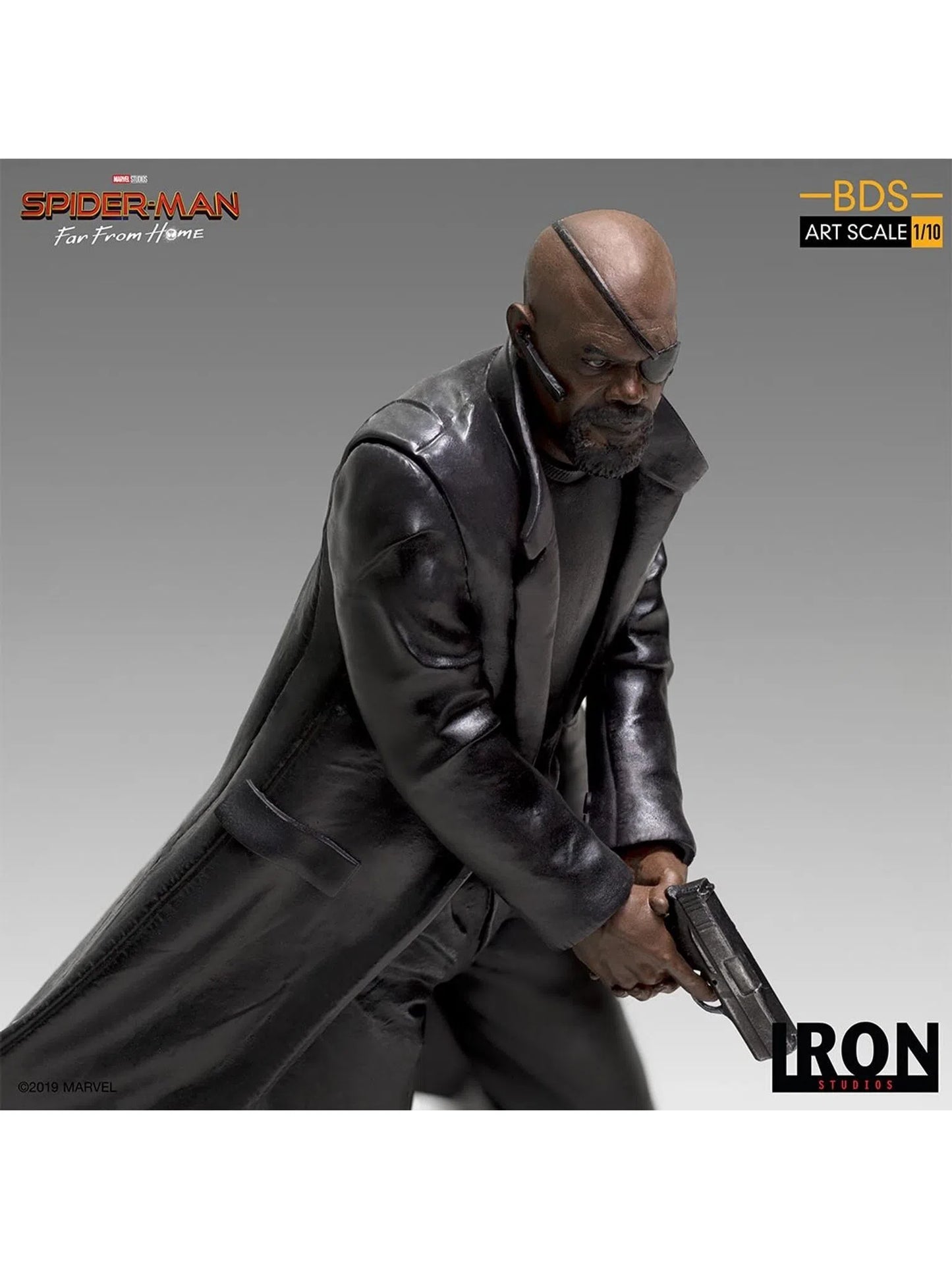 IRON STUDIOS SPIDER MAN FAR FROM HOME NICK FURY 1/10 MARCAS23119-10 - Anotoys Collectibles