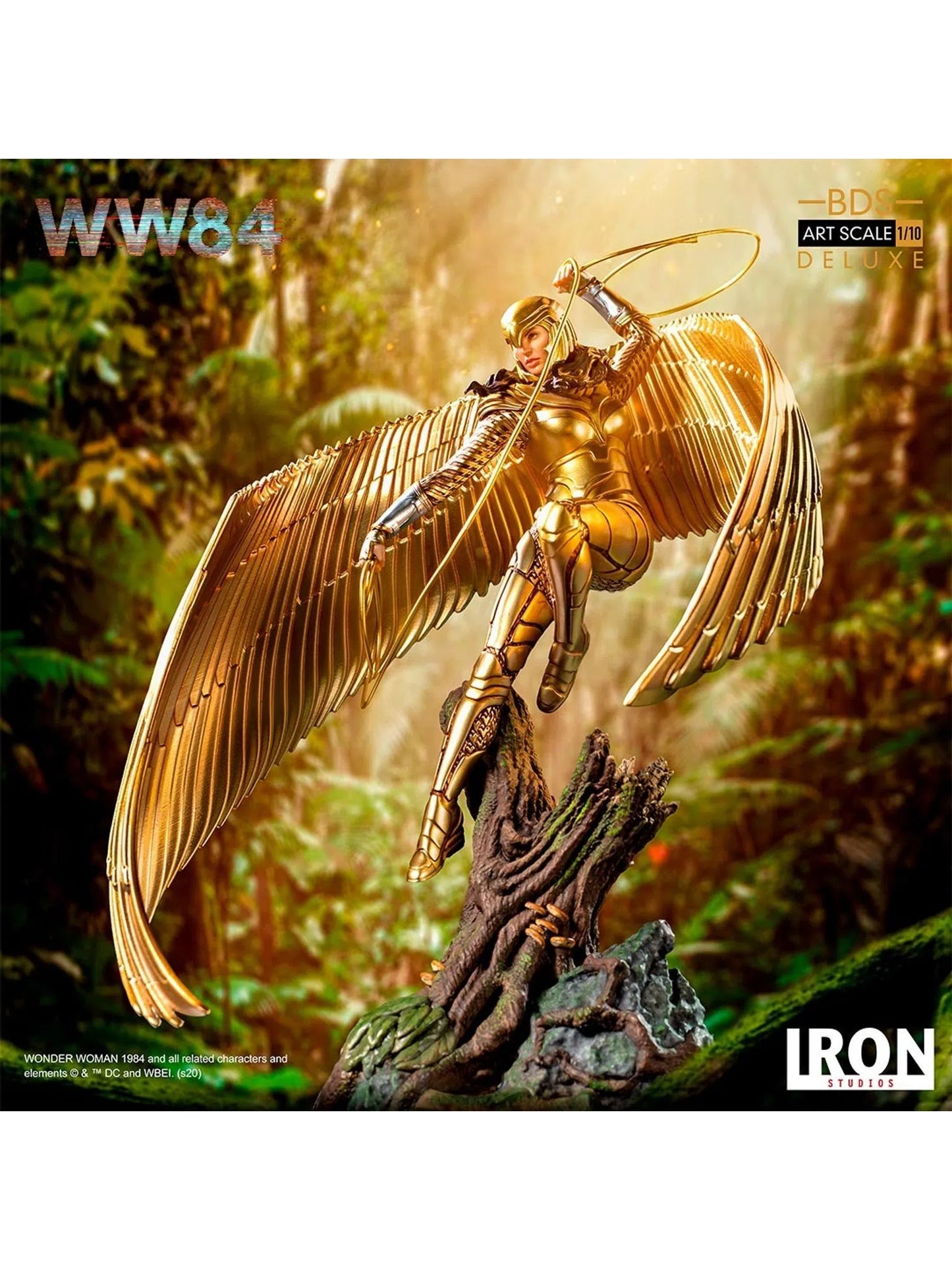 IRON STUDIOS DC WONDER WOMAN DELUXE WW84 ART SCALE 1/10 DCCW8427420-10 - Anotoys Collectibles