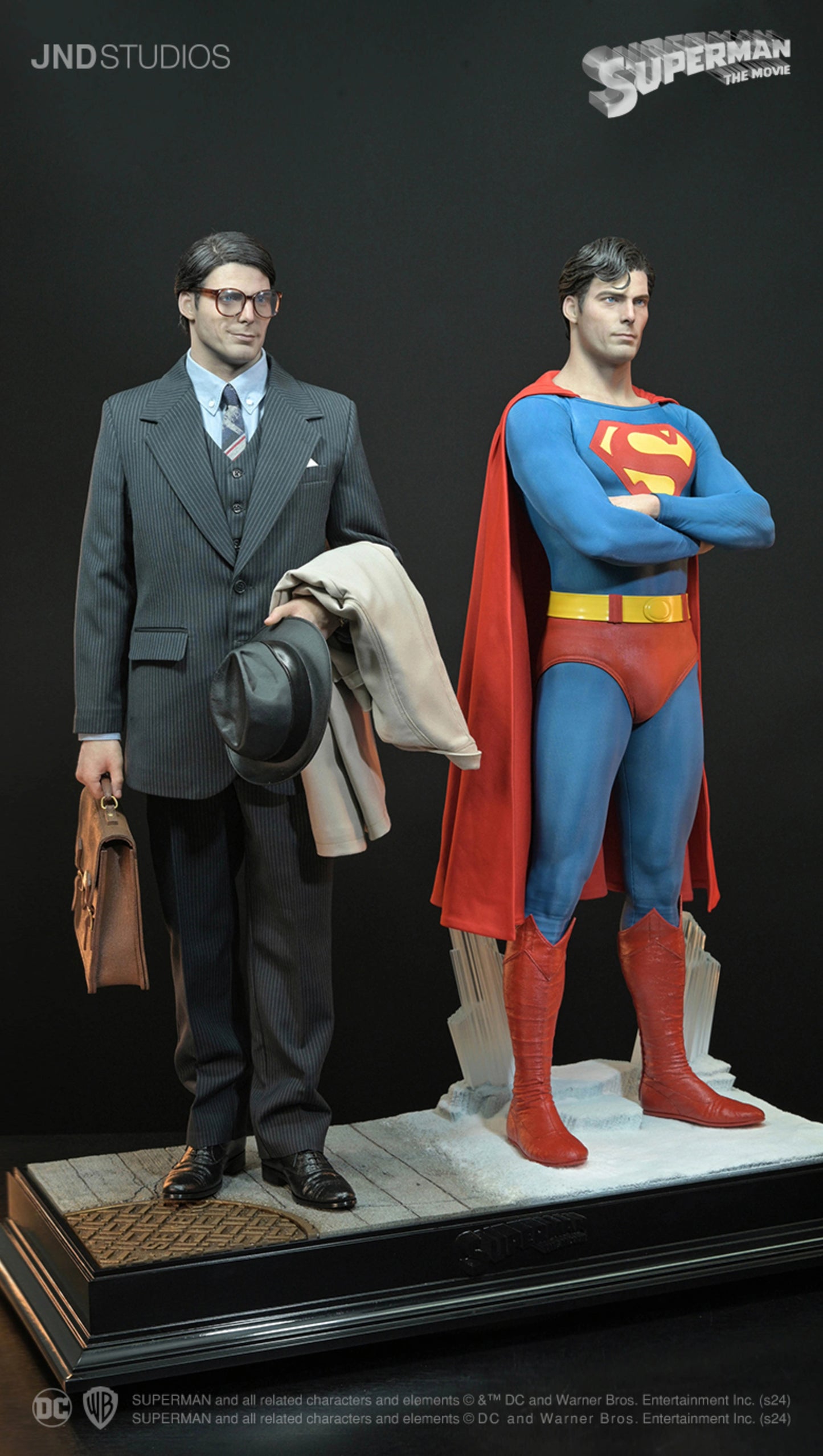 1/3 JND SUPERMAN (1978) DUAL VERSION (SUPERMAN & CLARK KENT) (PREORDER) - Anotoys Collectibles