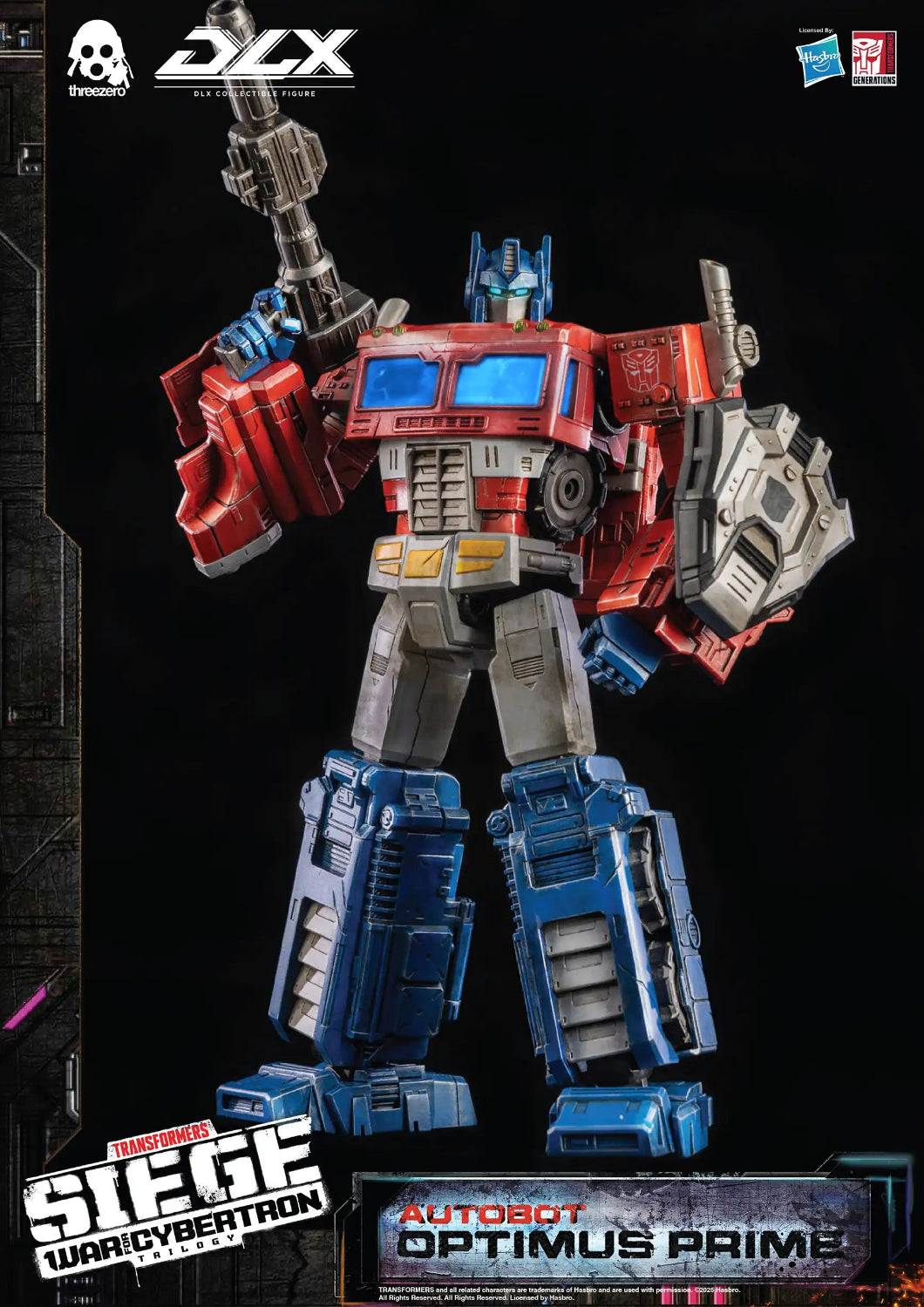 THREEZERO TRANSFORMERS: WAR FOR CYBERTRON TRILOGY - DLX OPTIMUS PRIME(PRE-ORDER)