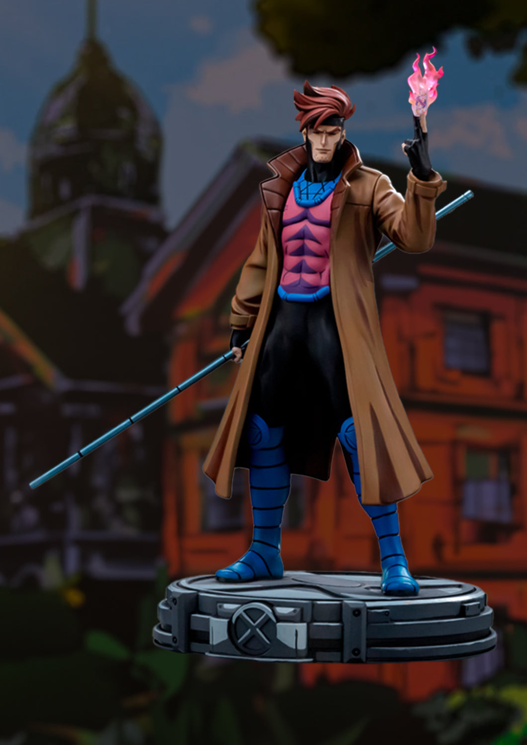 IRON STUDIOS GAMBIT X-MEN '97 MARVEL ART SCALE 1/10 - MARCAS99724-10 (PRE-ORDER) - Anotoys Collectibles