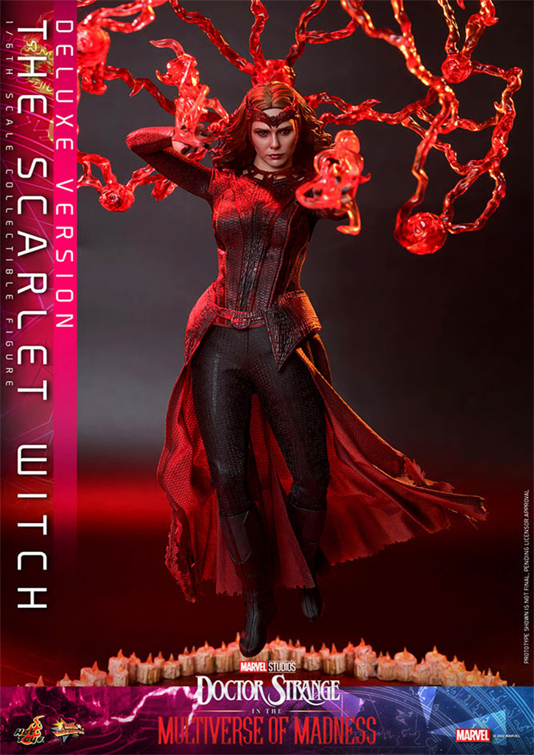 HOT TOYS DOCTOR STRANGE : MULTIVERSE OF MADNESS SCARLET WITCH 1/6TH SCALE COLLECTIBLE FIGURE MMS653