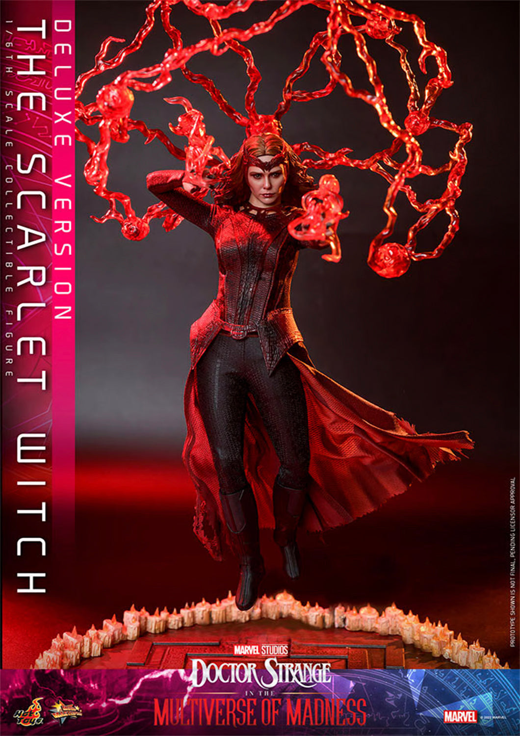 HOT TOYS DOCTOR STRANGE : MULTIVERSE OF MADNESS SCARLET WITCH 1/6TH SCALE COLLECTIBLE FIGURE MMS653