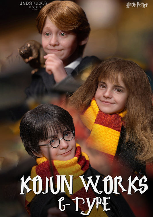 JND STUDIOS x KOJUN WORKS - HARRY POTTER TYPE C (HARRY POTTER / RON WEASLEY / HERMIONE GRANGER SCHOOL UNIFORM VERSION SET)