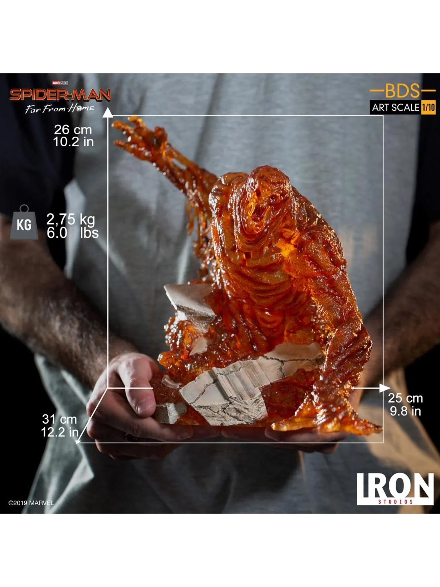 IRON STUDIO SPIDERMAN FAR FROM HOME MOLTEN MAN 1/10 MARCAS22819-10 - Anotoys Collectibles