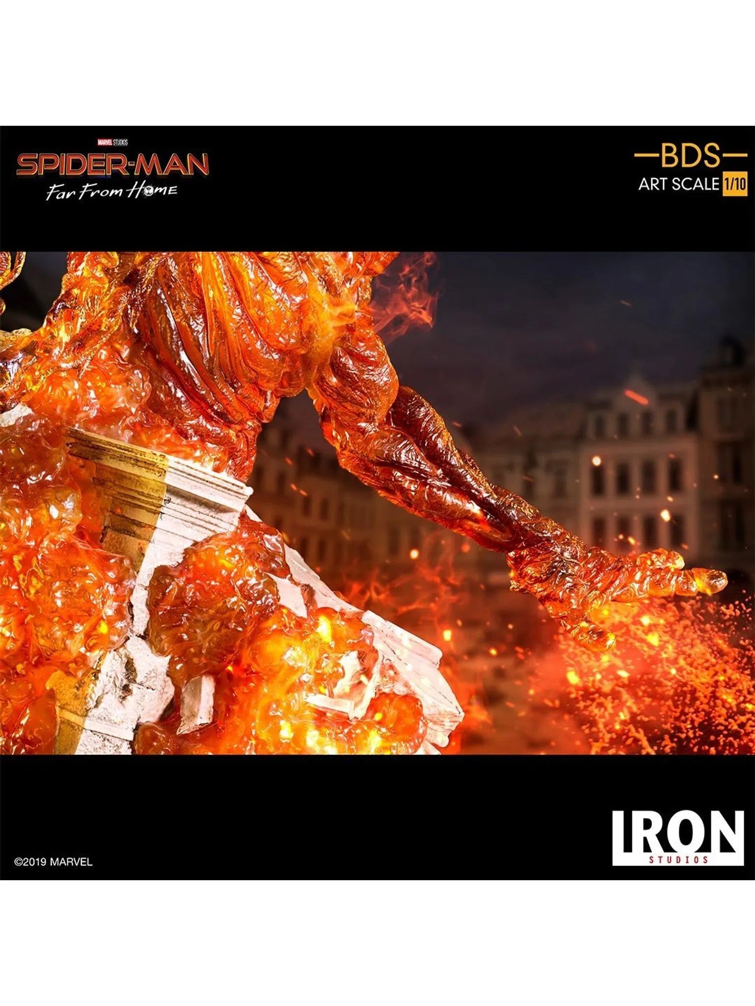 IRON STUDIO SPIDERMAN FAR FROM HOME MOLTEN MAN 1/10 MARCAS22819-10 - Anotoys Collectibles