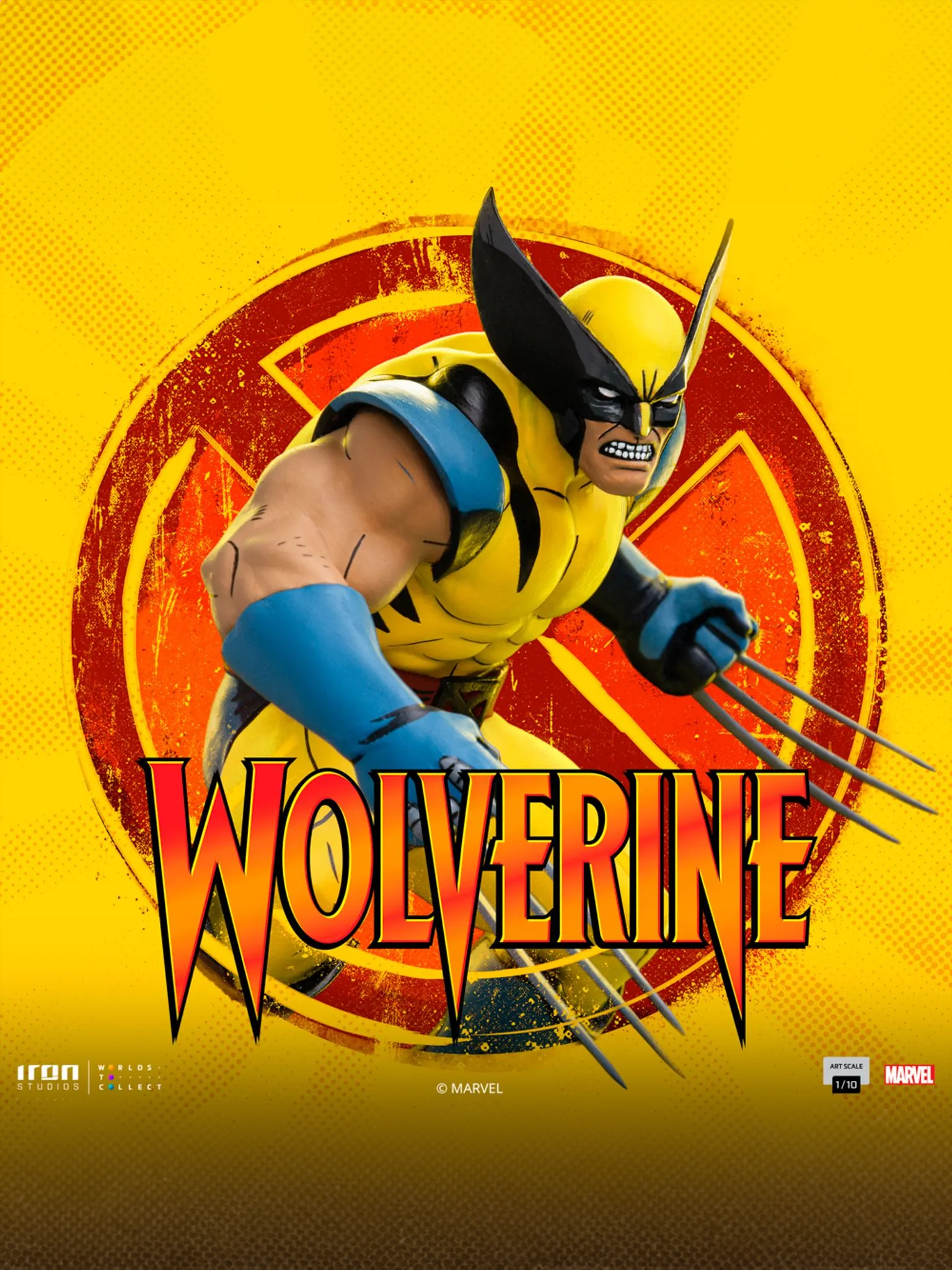 IRON STUDIOS WOLVERINE MARVEL COMICS ART SCALE 1/10 (PRE-ORDER) - Anotoys Collectibles
