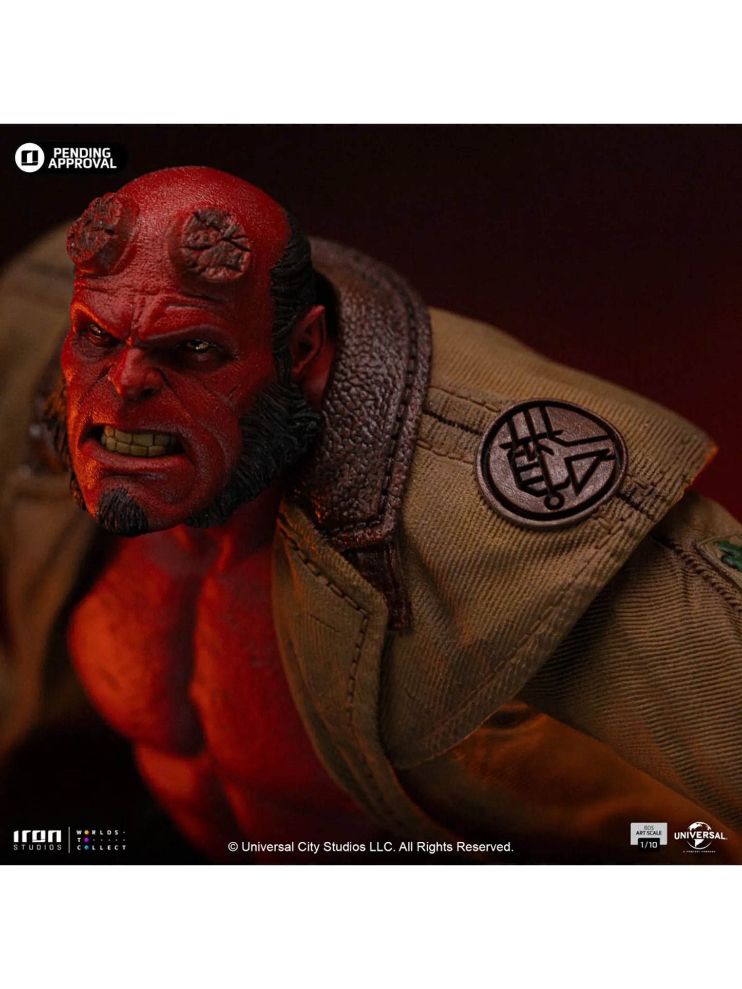 IRON STUDIOS HELLBOY BDS 1/10 ART SCALE