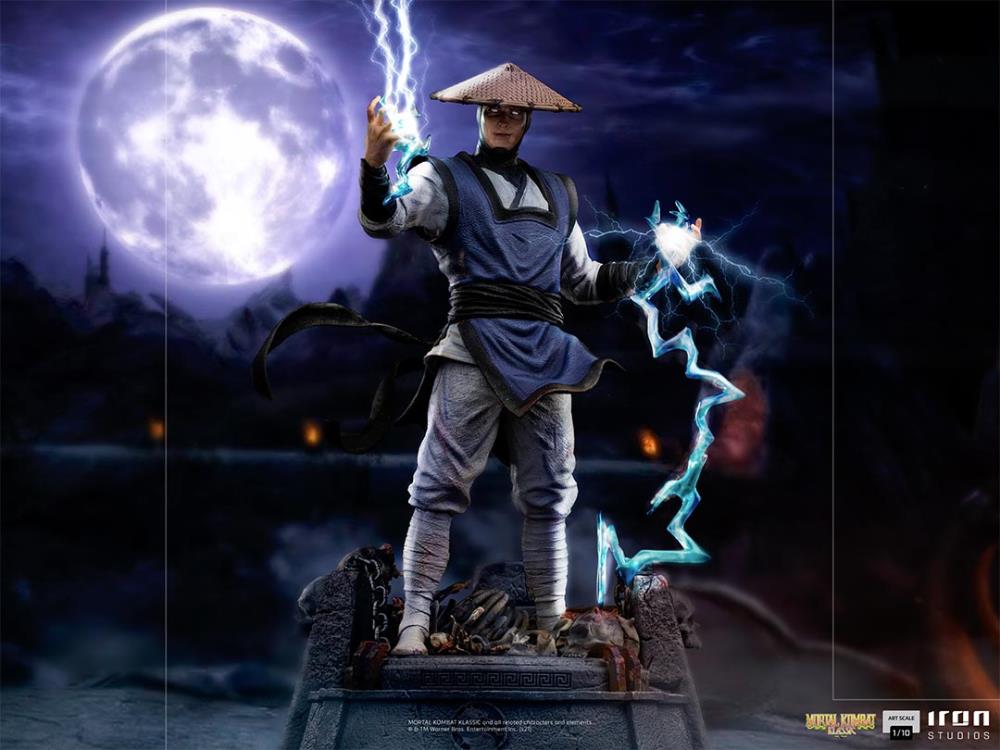 IRON STUDIOS MORTAL KOMBAT II RAIDEN 1/10 ART SCALE STATUE - Anotoys Collectibles