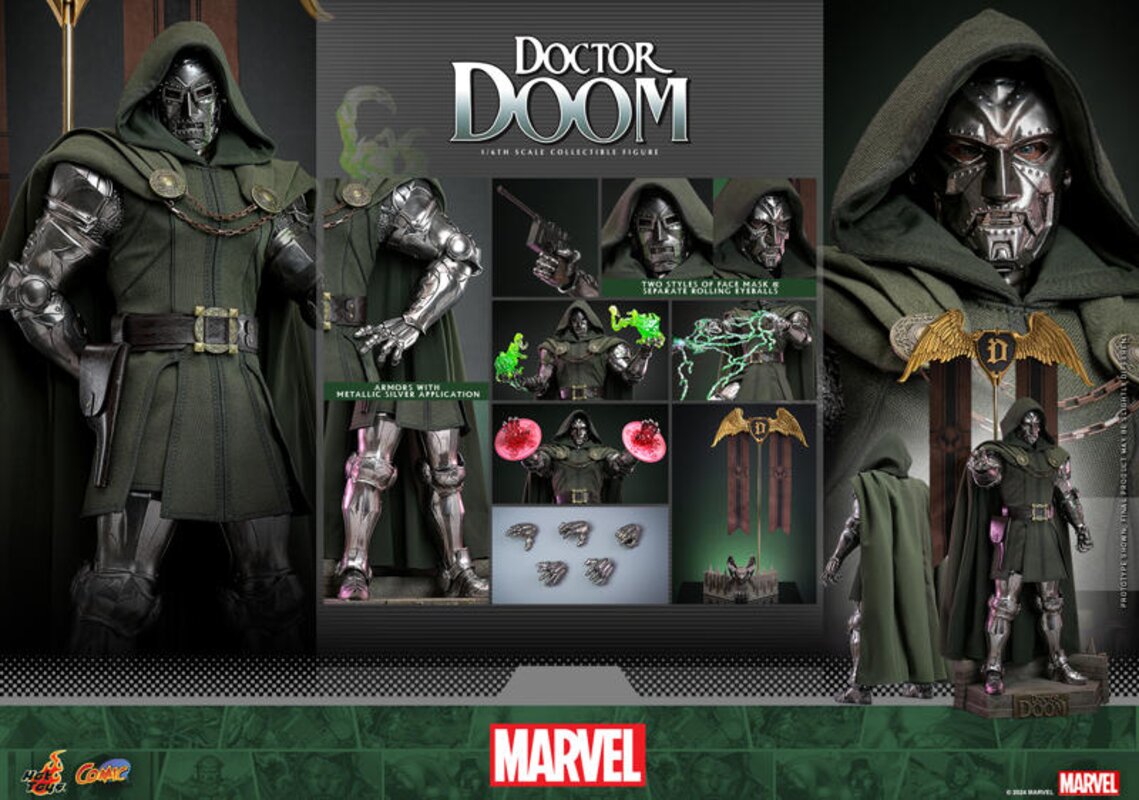 HOT TOYS MARVEL- 1/6TH SCALE DOCTOR DOOM COLLECTIBLE FIGURE (SPECIAL EDITION) - CMS022B