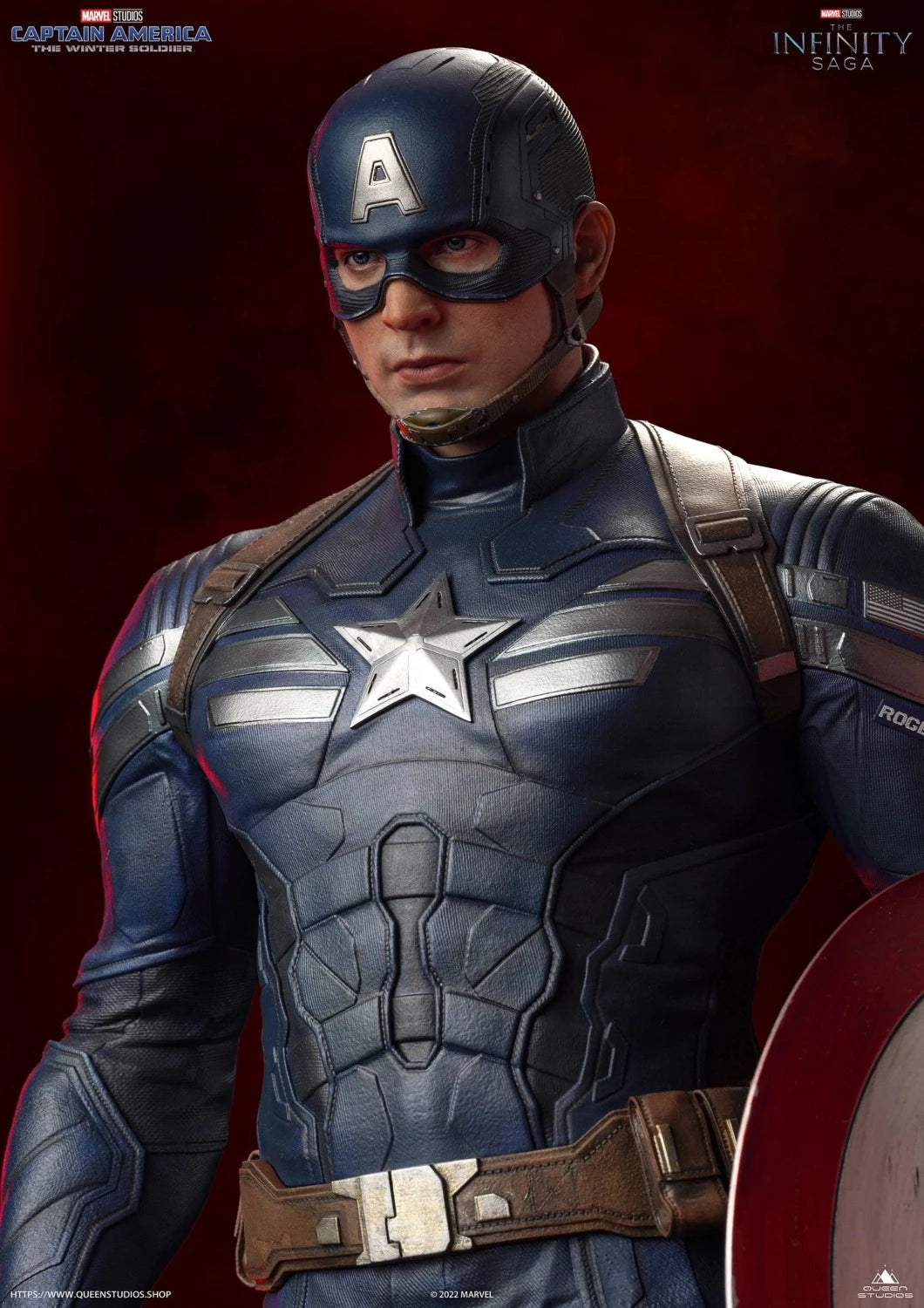 QUEEN STUDIOS THE WINTER SOLDIER  CAPTAIN AMERICA 1/4 SCALE - (PRE-ORDER) - Anotoys Collectibles