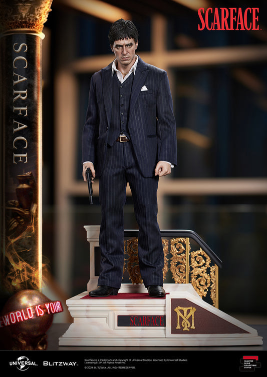 BLITZWAY SCARFACE STANDARD VERSION 1/4 SCALE STATUE (PRE-ORDER) - Anotoys Collectibles