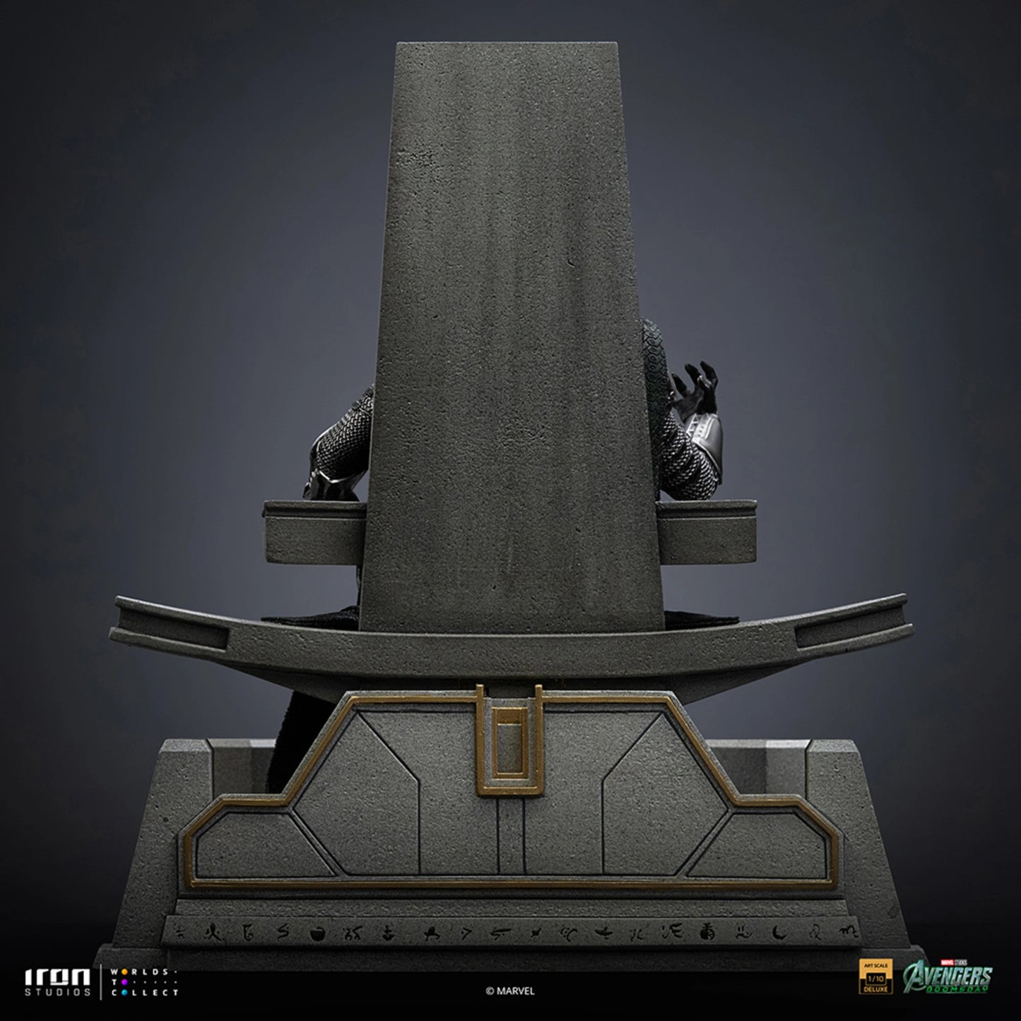 IRON STUDIOS DOCTOR DOOM ON THRONE - AVENGERS DOOMSDAY - ART SCALE 1/10 - MARCAS141126-10(PRE-ORDER)