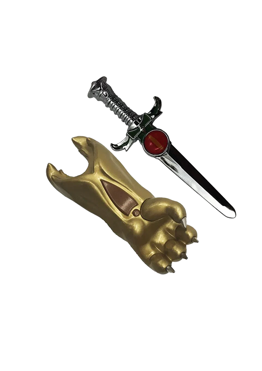 FACTORY ENTERTAINMENT THUNDERCATS - SWORD OF OMENS AND CLAW SHIELD SCALED PROP REPLICA (PRE-ORDER) - Anotoys Collectibles