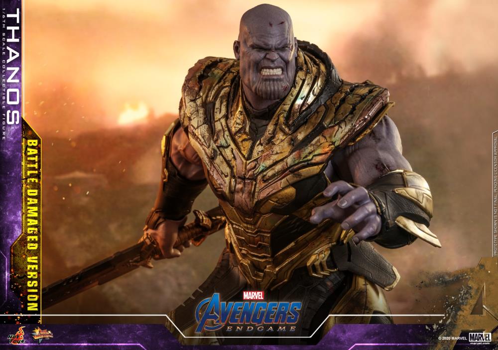 HOT TOYS MARVEL  AVENGERS: ENDGAME THANOS (BATTLE DAMAGED VERSION) 1/6 MMS564 - Anotoys Collectibles