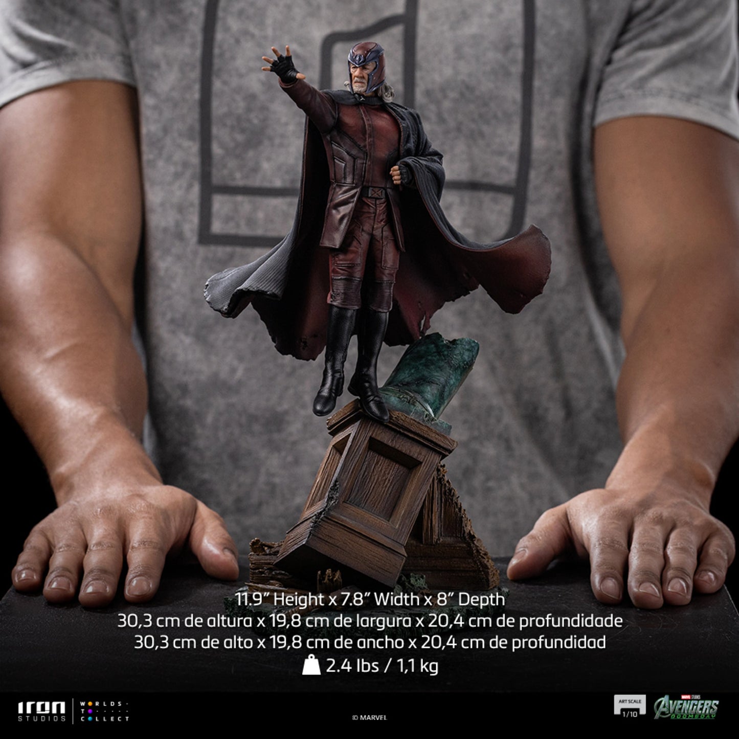 IRON STUDIOS MAGNETO - AVENGERS DOOMSDAY - ART SCALE 1/10 - MARCAS144026-10(PRE-ORDER)