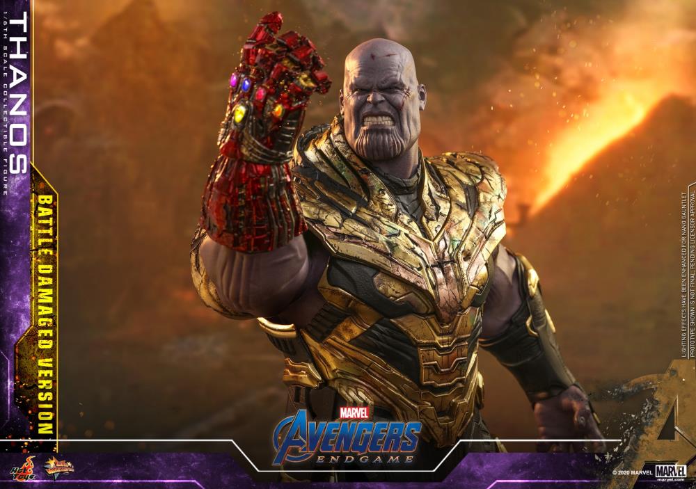 HOT TOYS MARVEL  AVENGERS: ENDGAME THANOS (BATTLE DAMAGED VERSION) 1/6 MMS564 - Anotoys Collectibles