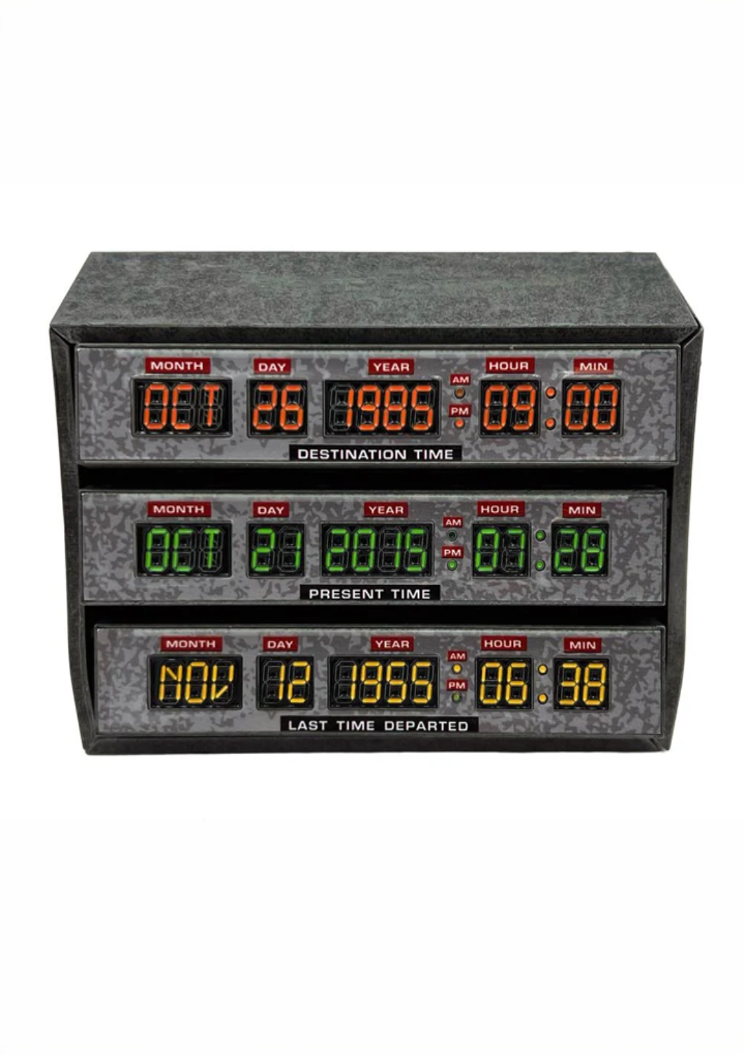 FACTORY ENTERTAINMENT BACK TO THE FUTURE - TIME CIRCUITS SCALED PROP REPLICA (PRE-ORDER) - Anotoys Collectibles