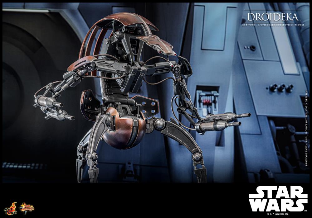 HOT TOYS STAR WARS: THE PHANTOM MENACE - 1/6TH SCALE DROIDEKA COLLECTIBLE FIGURE - MMS755