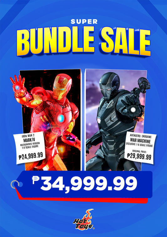 BUNDLE: Hot Toys Iron Man Mark IV + Avengers: Endgame War Machine