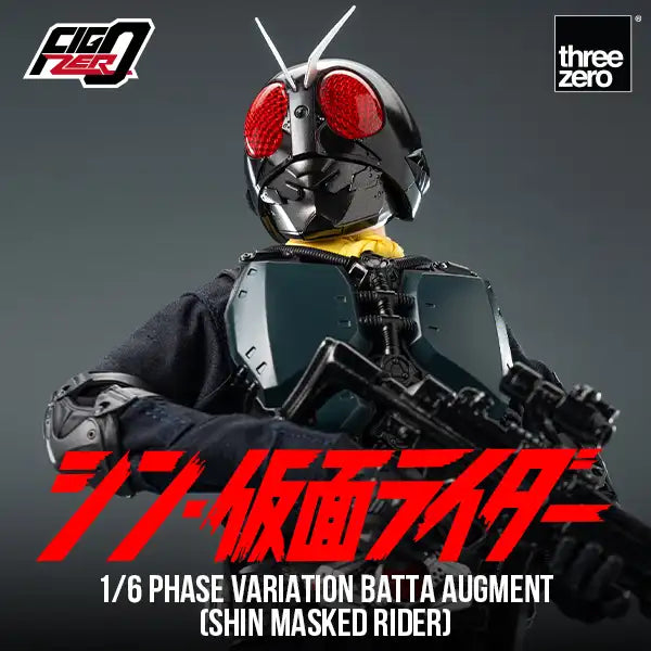 THREEZERO - PHASE VARIATION BATTA AUGMENT (SHIN MASKED RIDER) FIGZERO 1/6