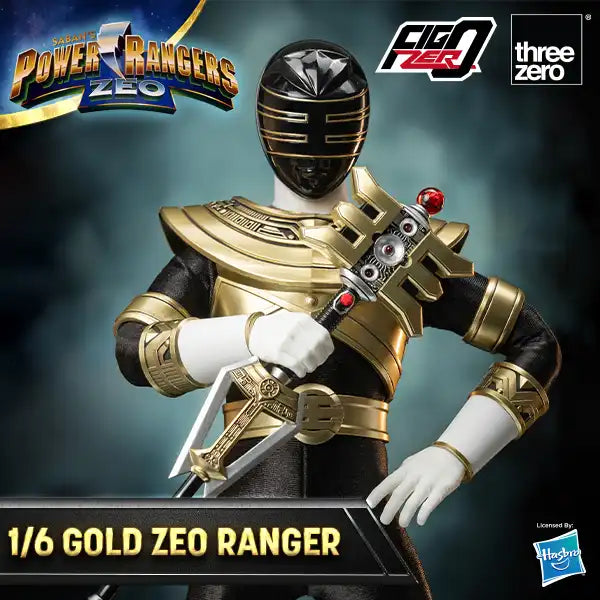 THREEZERO POWER RANGERS ZEO - GOLD ZEO RANGER FIGZERO 1/6 SCALE (PRE-ORDER) - Anotoys Collectibles