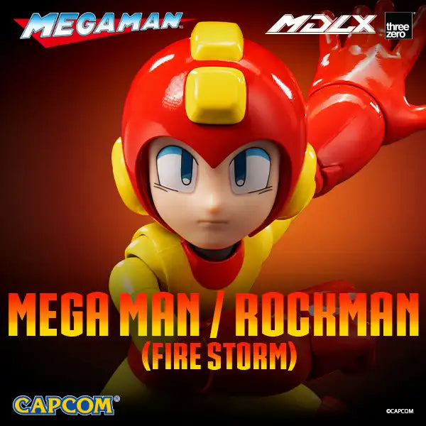 THREEZERO MDLX MEGA MAN / ROCKMAN (FIRE STORM)