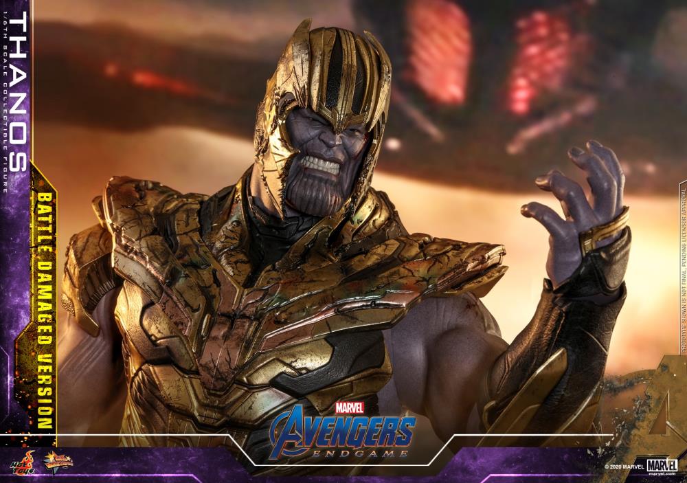 HOT TOYS MARVEL  AVENGERS: ENDGAME THANOS (BATTLE DAMAGED VERSION) 1/6 MMS564 - Anotoys Collectibles