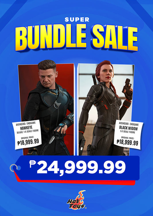 BUNDLE: Hot Toys Avengers: Endgame Black Widow + Hawkeye Deluxe Version