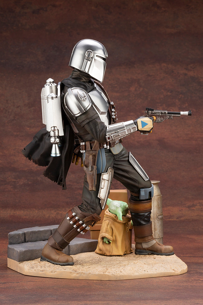 KOTOBUKIYA STAR WARS ARTFX MANDALORIAN & THE CHILD 1/7 SW178 - Anotoys Collectibles