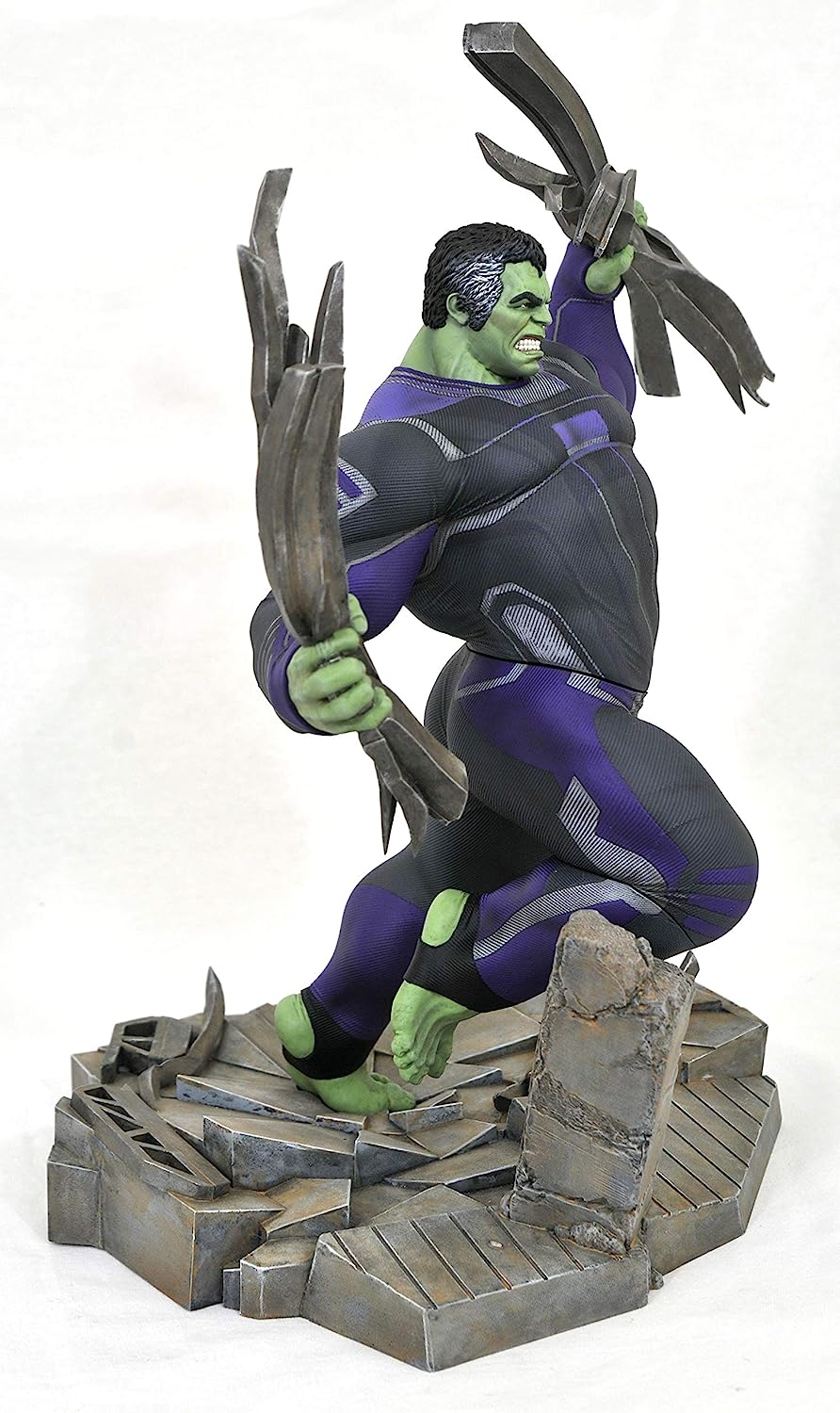 DIAMOND SELECT MARVEL GALLERY AVENGERS ENDGAME TRACKSUIT HULK DELUXE STATUE DC83308 - Anotoys Collectibles