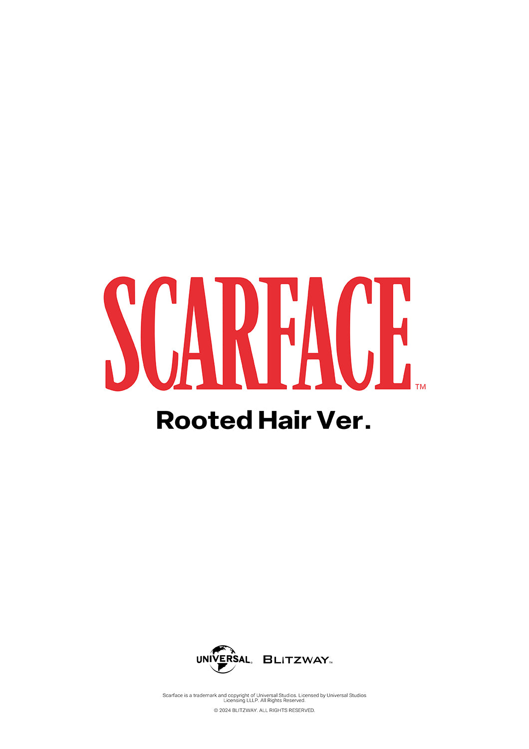 BLITZWAY 1/4 SCARFACE ROOTED HAIR VERSION 1/4 SCALE STATUE (PRE-ORDER) - Anotoys Collectibles