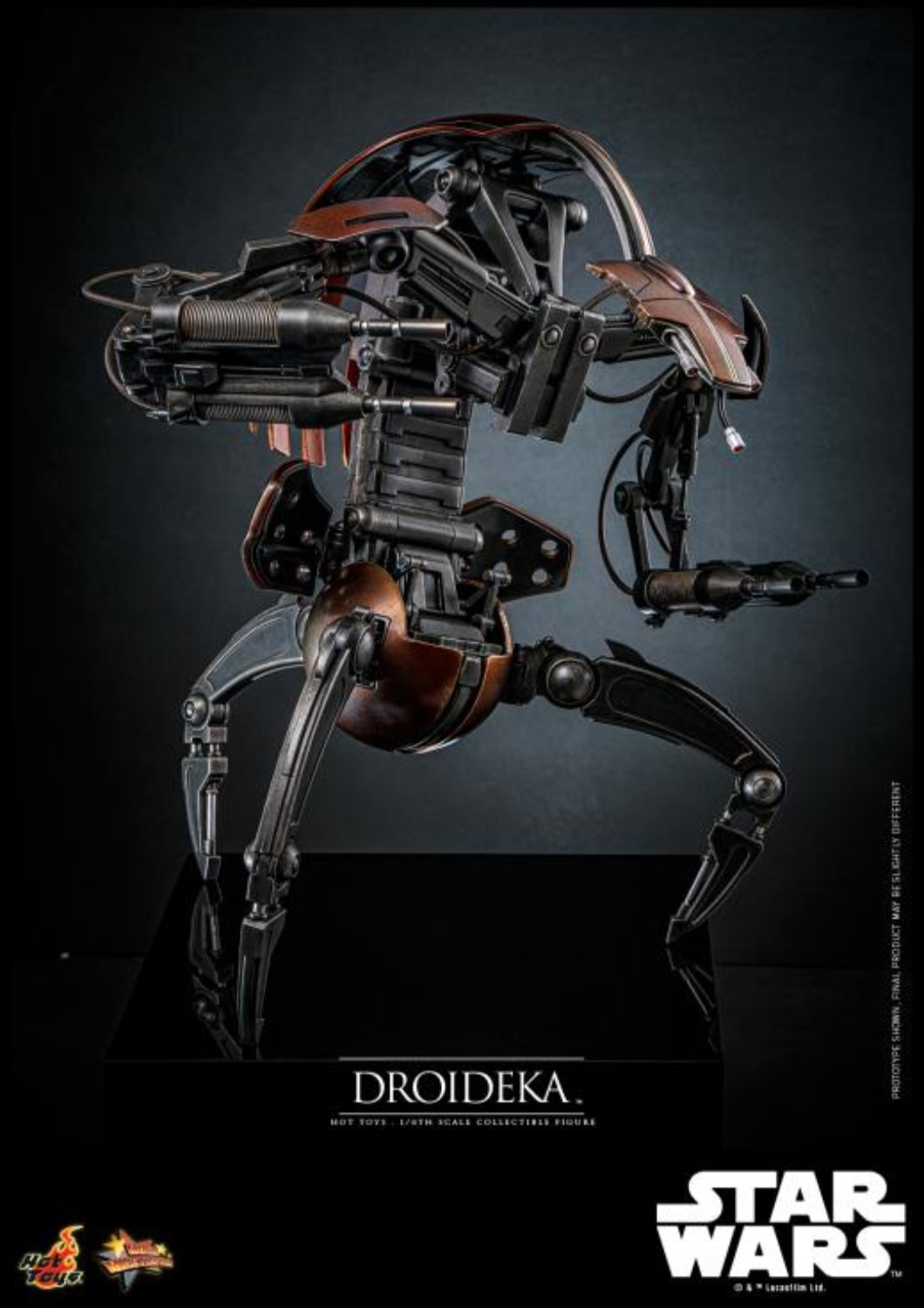 HOT TOYS STAR WARS: THE PHANTOM MENACE - 1/6TH SCALE DROIDEKA COLLECTIBLE FIGURE - MMS755