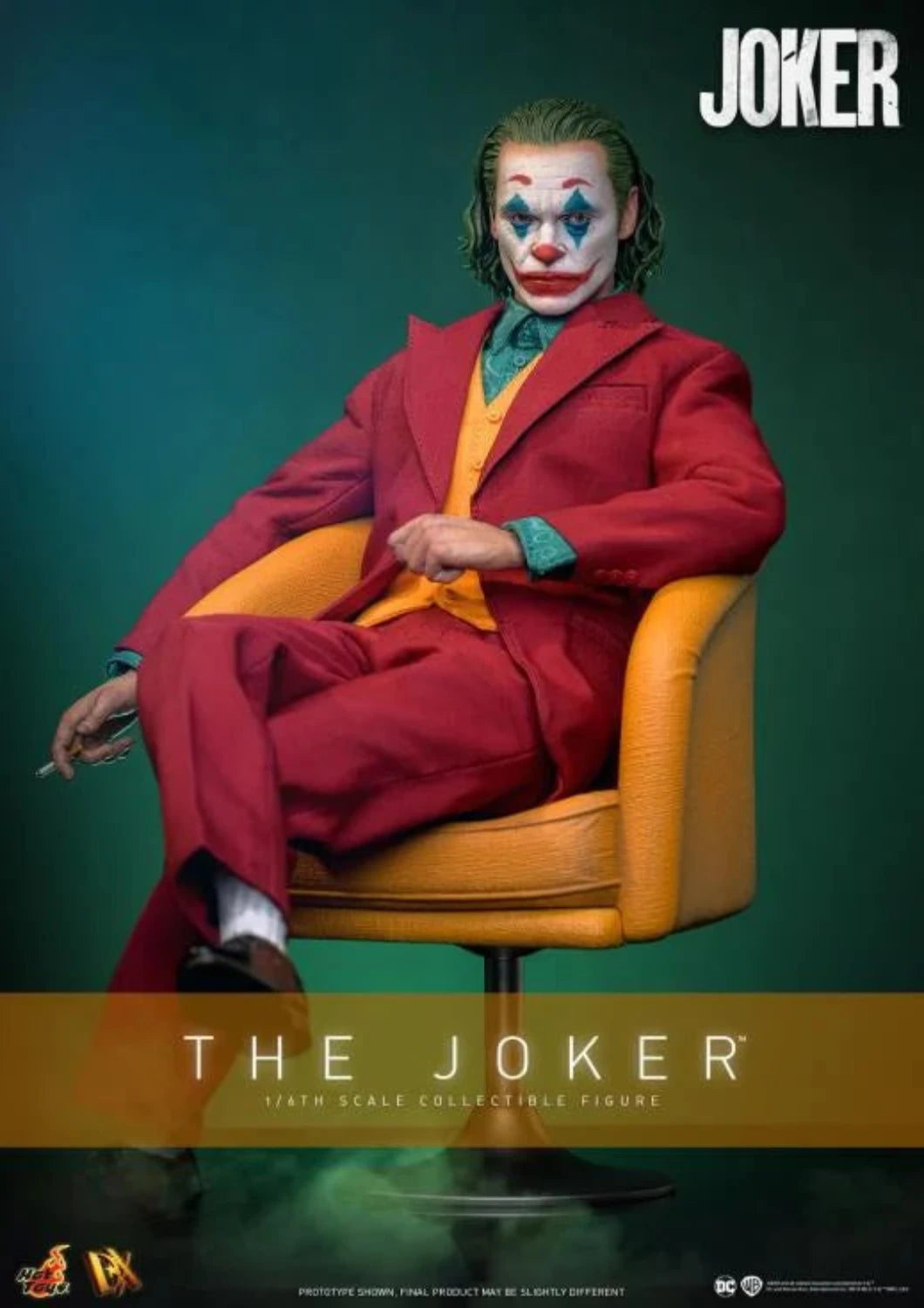 HOT TOYS JOKER - 1/6TH SCALE THE JOKER COLLECTIBLE FIGURE (SCULTED HAIR VERSION) - DX42