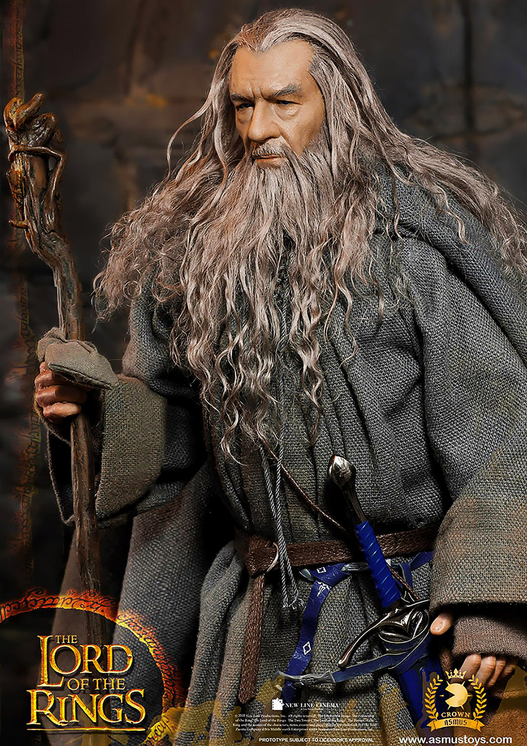 ASMUS TOYS LORD OF THE RINGS GANDALF THE GREY CROWN 1/6 CRW001 - Anotoys Collectibles