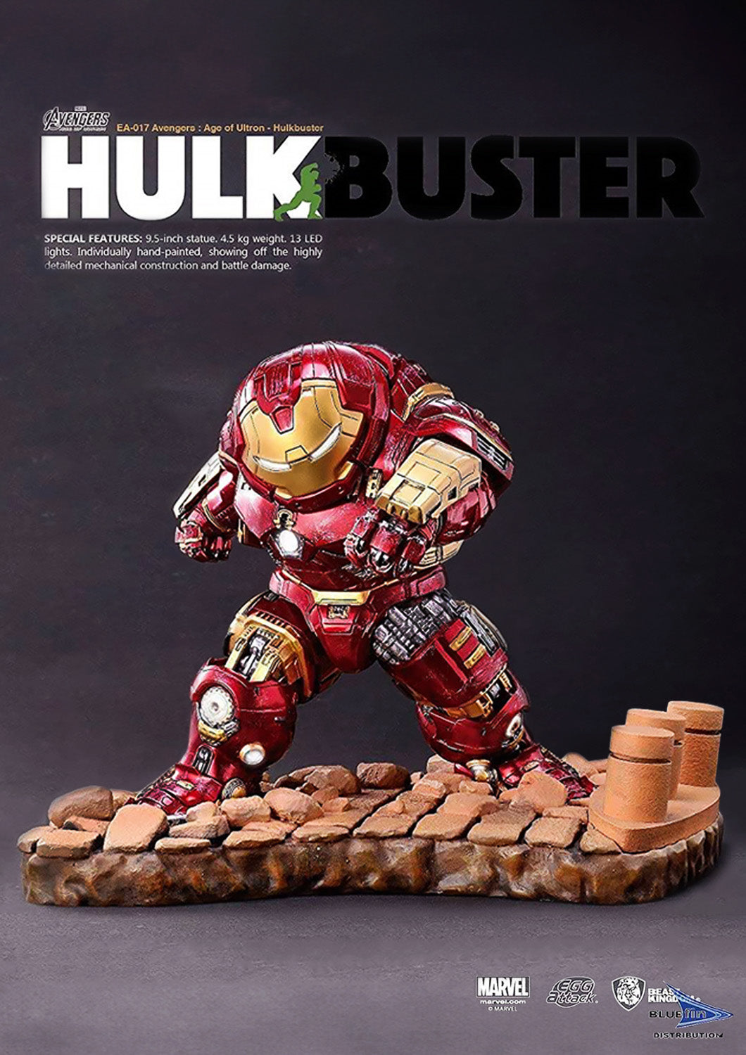 BEAST KINGDOM EGG ATTACK AVENGERS AGE OF ULTRON HULKBUSTER EA-017 - Anotoys Collectibles
