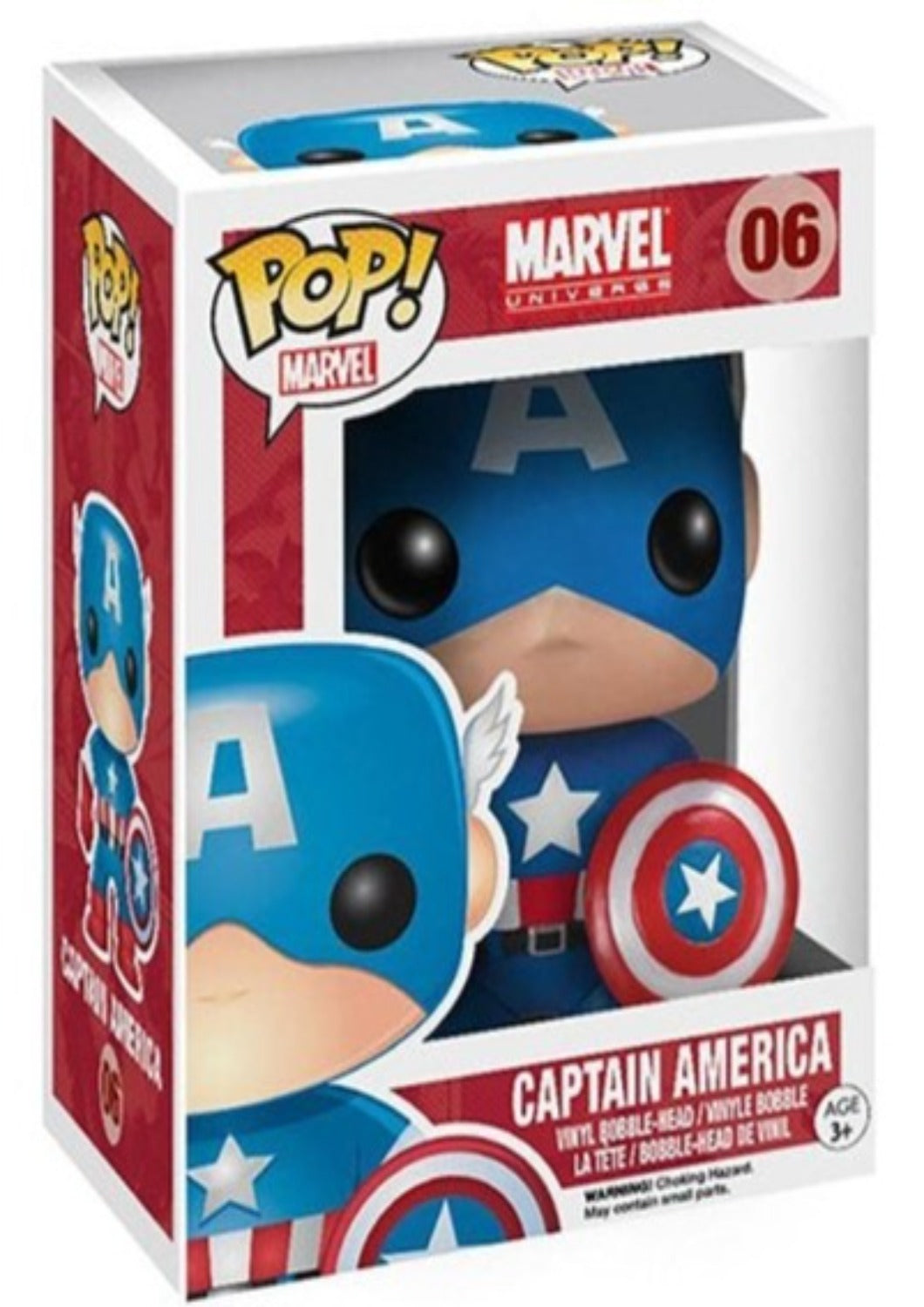 FUNKO POP! CAPTAIN AMERICA (MARVEL UNIVERSE) (06) - Anotoys Collectibles