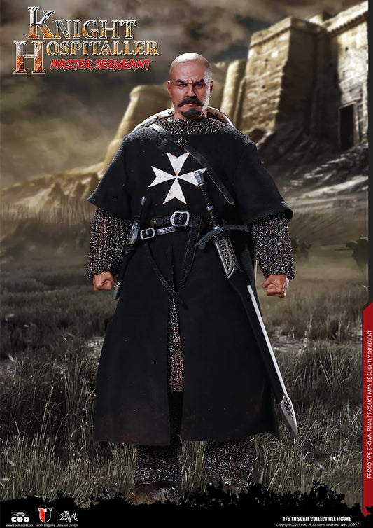 COOMODEL SERIES OF EMPIRES DIE-CAST ALLOY SERGEANT OF KNIGHTS HOSPITALLER 1/6 SCALE - SE057 - Anotoys Collectibles