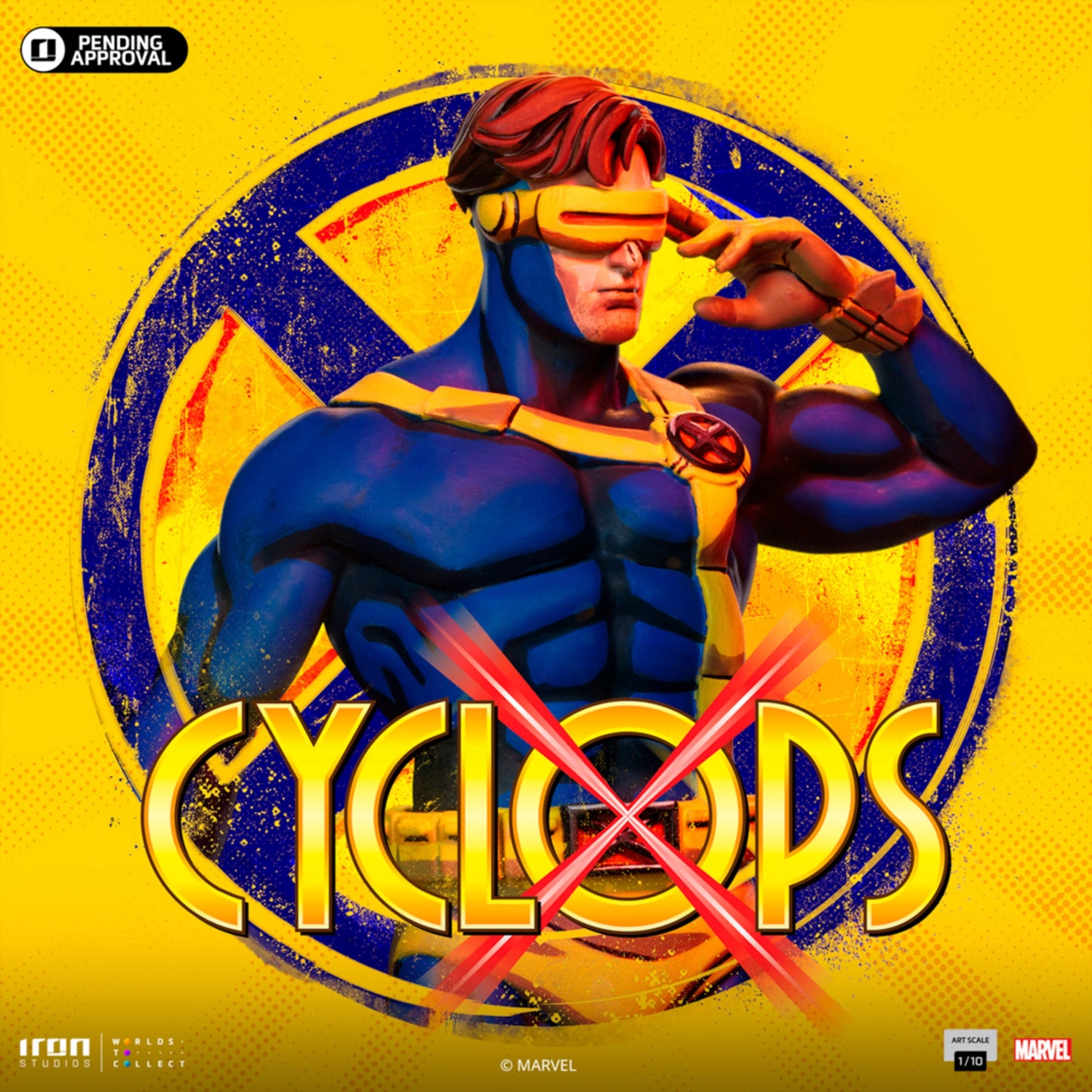 IRON STUDIOS CYCLOPS X-MEN '97 MARVEL ART SCALE 1/10 - MARCAS99824-10 (PRE-ORDER) - Anotoys Collectibles