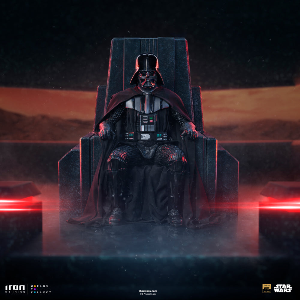 IRON STUDIOS DARTH VADER ON THRONE ART SCALE 1/10 - LUCSWR123125-10(PRE-ORDER) - Anotoys Collectibles