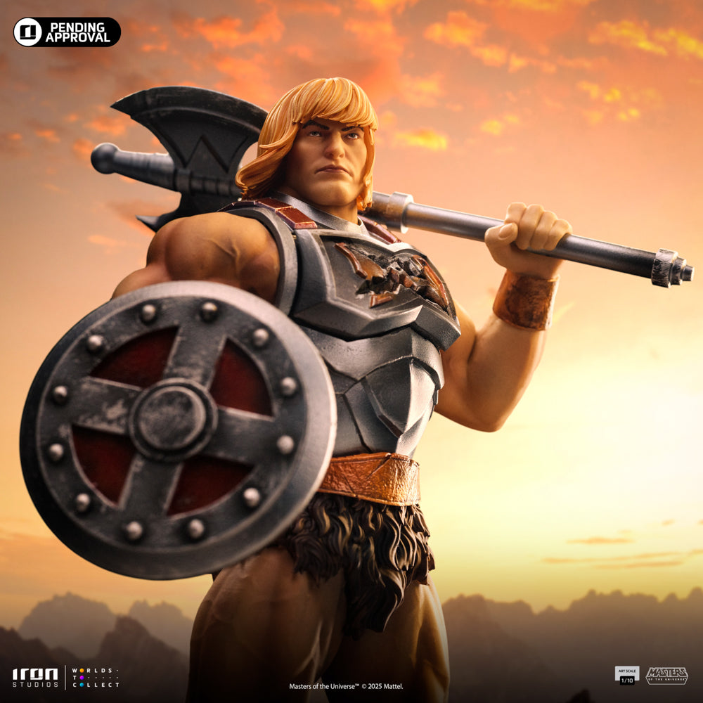 IRON STUDIOS HE-MAN (BATTLE ARMOR VER) ART SCALE 1/10 - HEMAN122825-10(PRE-ORDER) - Anotoys Collectibles