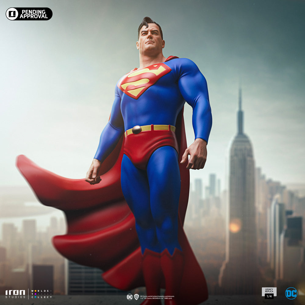 IRON STUDIOS SUPERMAN DC TRINITY LEGACY REPLICA 1/4 SCALE STATUE