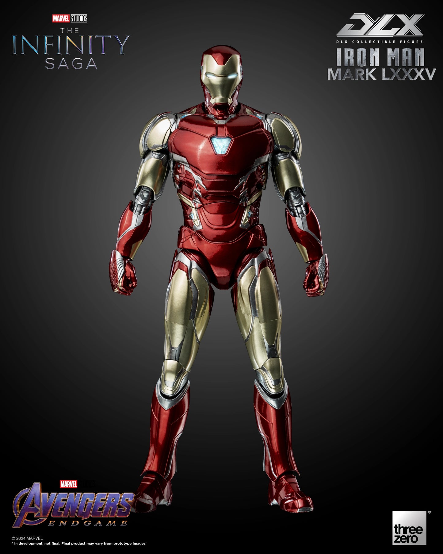 THREEZERO MARVEL STUDIOS: THE INFINITY SAGA: DLX IRON MAN MARK 85 - 3Z02500W0 - Anotoys Collectibles