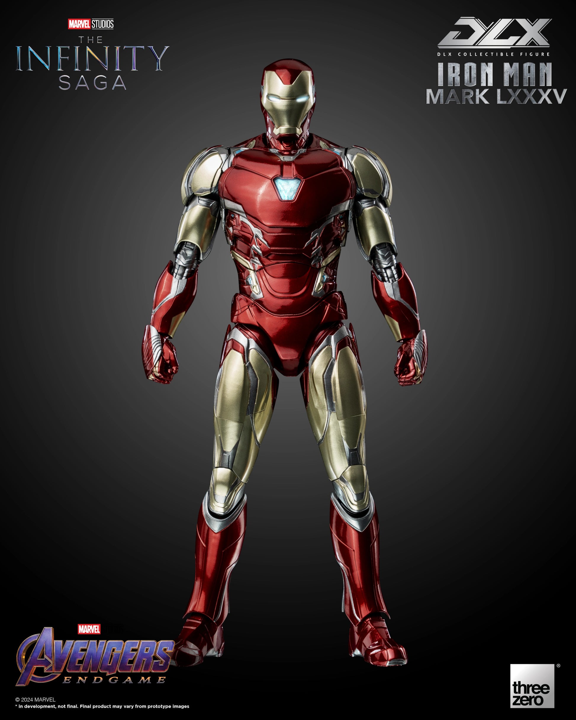 THREEZERO MARVEL STUDIOS: THE INFINITY SAGA: DLX IRON MAN MARK 85 - 3Z02500W0 - Anotoys Collectibles