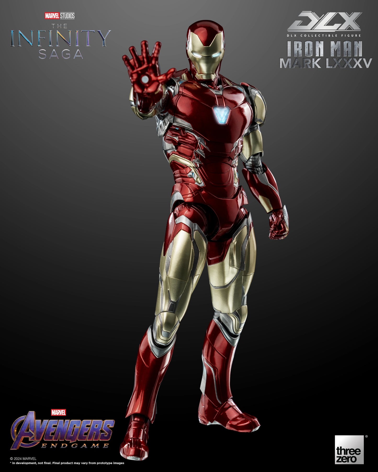 THREEZERO MARVEL STUDIOS: THE INFINITY SAGA: DLX IRON MAN MARK 85 - 3Z02500W0 - Anotoys Collectibles