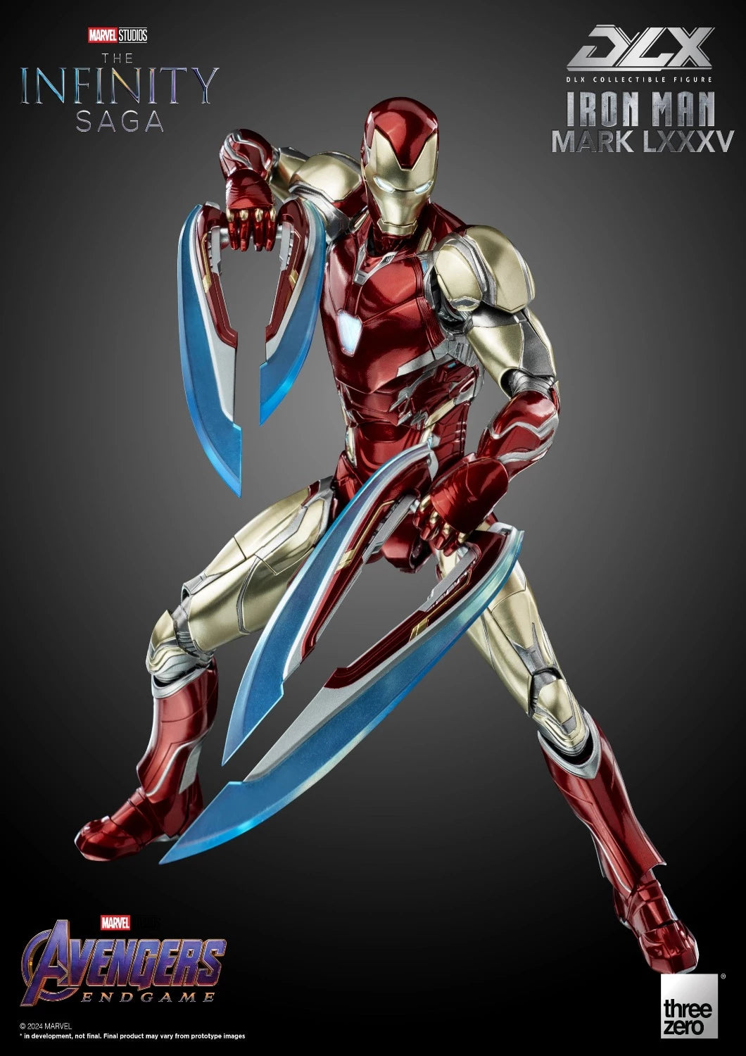 THREEZERO MARVEL STUDIOS: THE INFINITY SAGA: DLX IRON MAN MARK 85 - 3Z02500W0 - Anotoys Collectibles