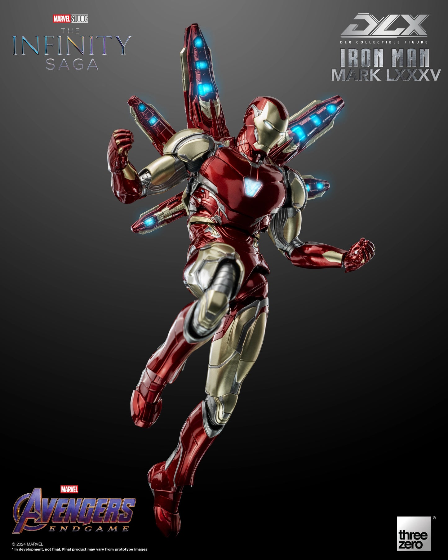 THREEZERO MARVEL STUDIOS: THE INFINITY SAGA: DLX IRON MAN MARK 85 - 3Z02500W0 - Anotoys Collectibles