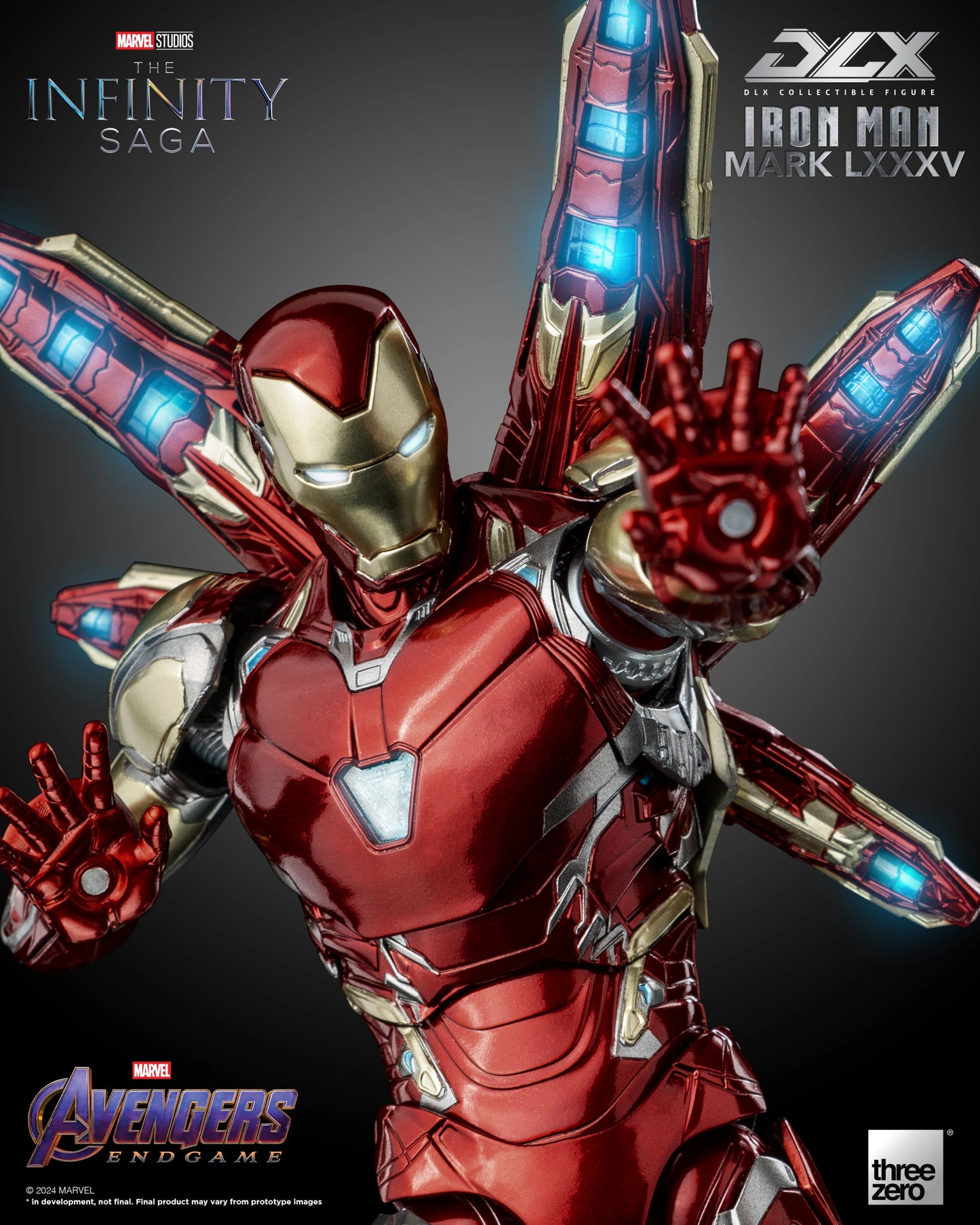 THREEZERO MARVEL STUDIOS: THE INFINITY SAGA: DLX IRON MAN MARK 85 - 3Z02500W0 - Anotoys Collectibles