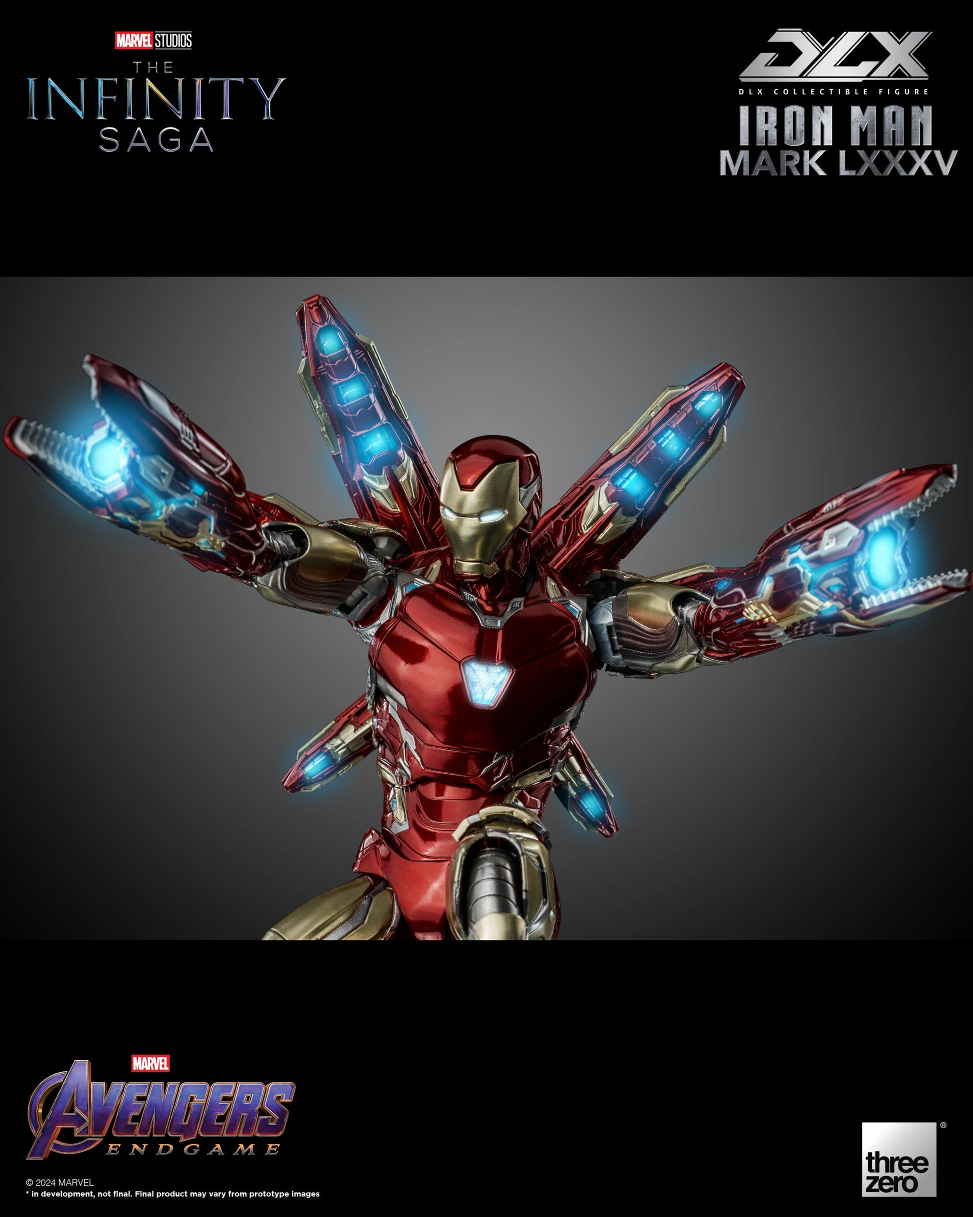 THREEZERO MARVEL STUDIOS: THE INFINITY SAGA: DLX IRON MAN MARK 85 - 3Z02500W0 - Anotoys Collectibles