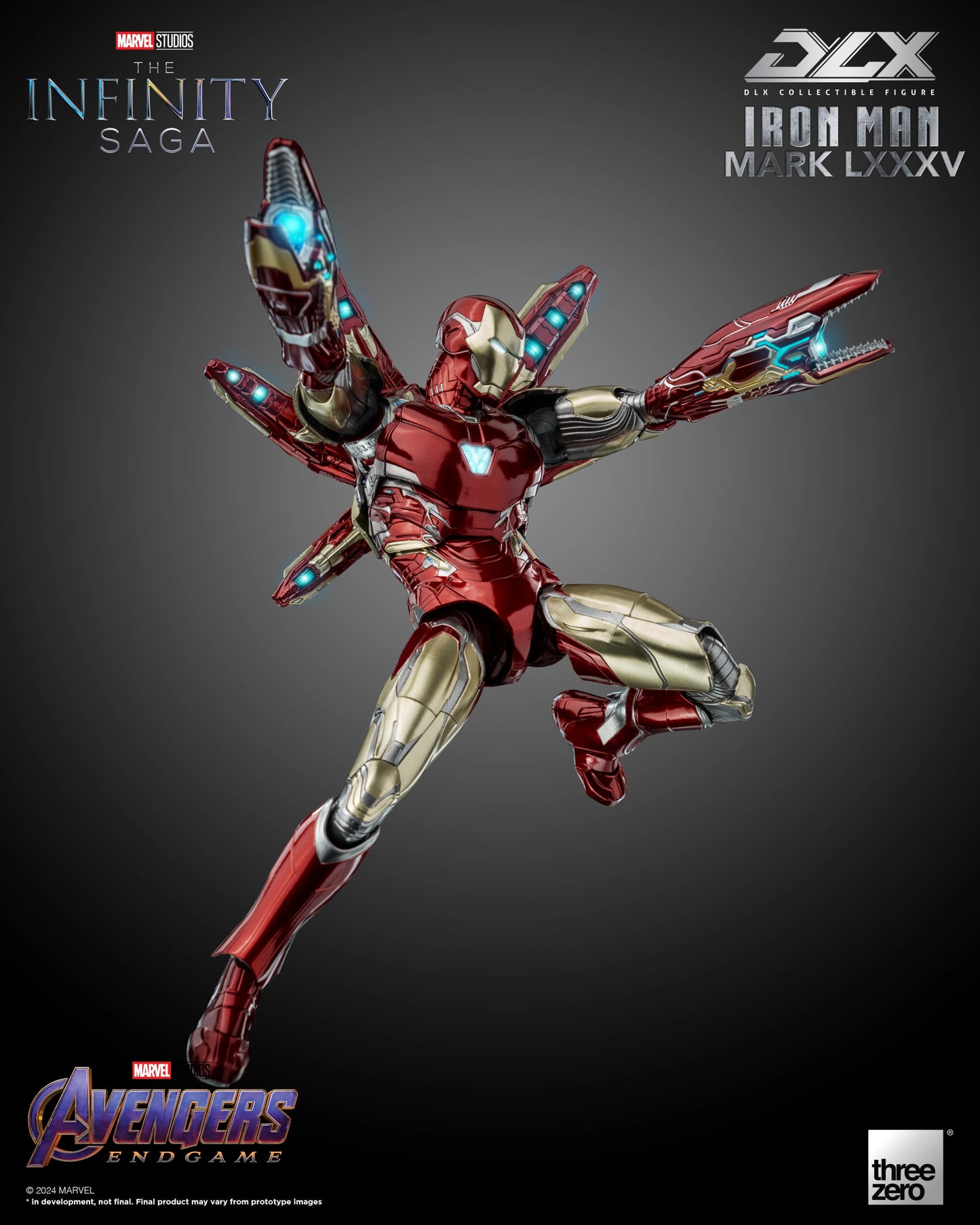 THREEZERO MARVEL STUDIOS: THE INFINITY SAGA: DLX IRON MAN MARK 85 - 3Z02500W0 - Anotoys Collectibles